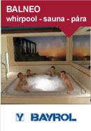 BALNEO whirlpool - sauna - pára